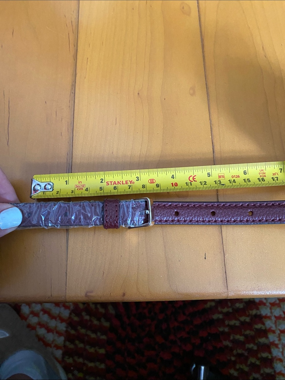 Red maroon color silver tone hardware 35-42” Kate Spade strap for bag new - Picture 7 of 7